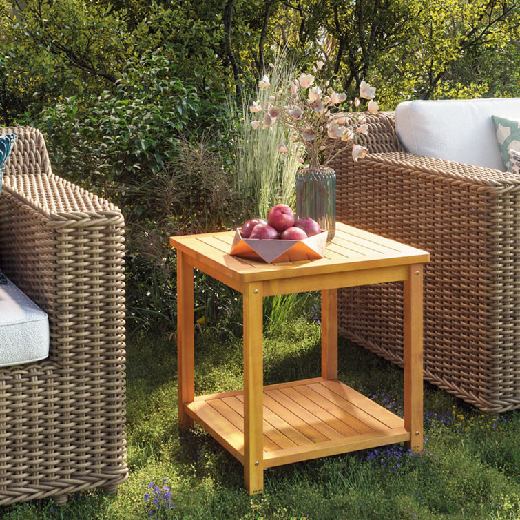 Side Table End Table Coffee Table Indoor Outdoor Solid Wood Acacia